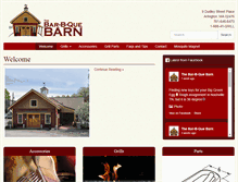 Tablet Screenshot of bbqbarn.com